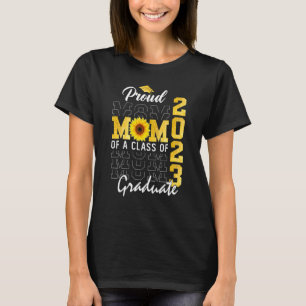 Ruw mam van een klasse van 2023 Afstuderen Afstude T-shirt