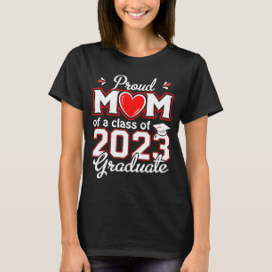Ruw mam van een klasse van 2023 Afstuderen mammie T-shirt