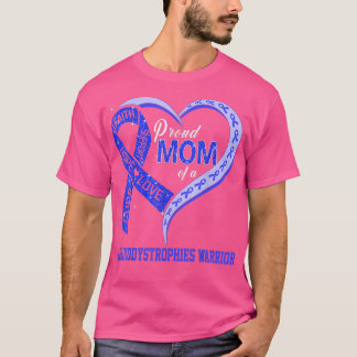 Ruw mam van een Leukodystrofie-warrior lint-hea T-shirt