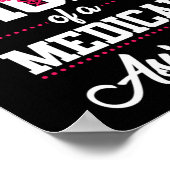 Ruw mam van een medisch assistent-arts CMA Poster (Hoek)