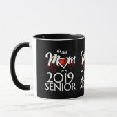 Ruw mam van een senior van 2019 mok (Links)