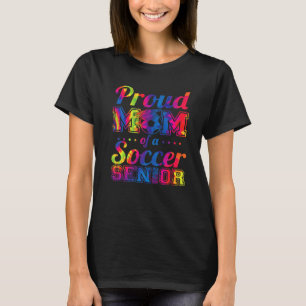 Ruw mam van een Soccer Senior 2022 Tie Dye Graduat T-shirt