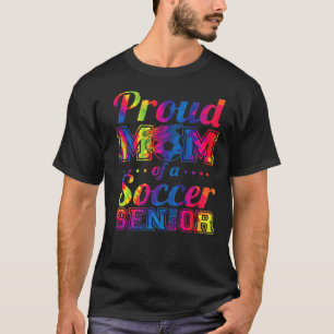 Ruw mam van een Soccer Senior 2022 Tie Dye Graduat T-shirt