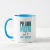 Ruw mam van een Tuba Player Mok (Links)