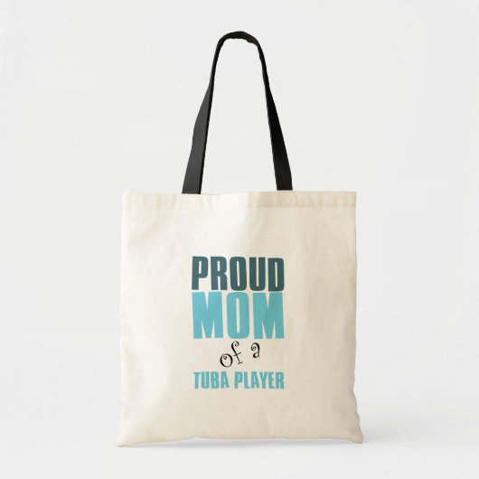 Ruw mam van een Tuba Player Tote Bag (Voorkant)