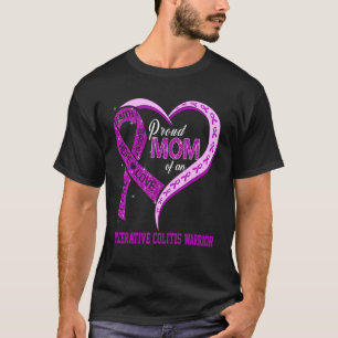 Ruw mam van een ulceratief Colitis Warrior Ribbon T-shirt