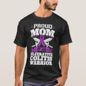 Ruw mam van een ulceratieve Colitis Warrior Awaren T-shirt (Voorkant)