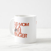 Ruw mam van een vrolijke Springer Koffiemok (Voorkant links)