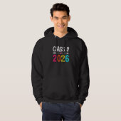 Ruw mam van klasse 2026 Afstuderen senior 26 Hoodie (Voorkant volledig)