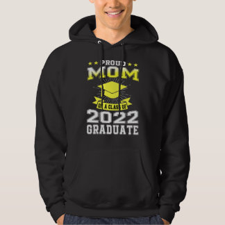 Ruw mam van senior 2022 familie die studeren hoodie