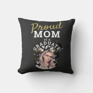 Ruw mama van Afstuderen Graduation Cap Foto Kussen