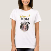 Ruw mama van Afstuderen Graduation Cap Foto T-shirt (Voorkant)