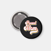 Ruw mama van LGBTQ | Gay Pride Mam | Steun Magneet (Voorkant / Achterkant)