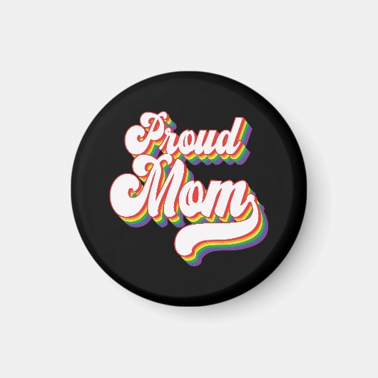 Ruw mama van LGBTQ | Gay Pride Mam | Steun Magneet (Voorkant)