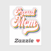 Ruw mama van LGBTQ | Gay Pride Mam | Steun Sticker (Vel)