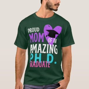Ruw mama van PHD afstuderen verjaardagscadeau T-shirt