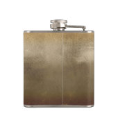 Ruw Metaal Bord gericht Heupfles (Achterkant)