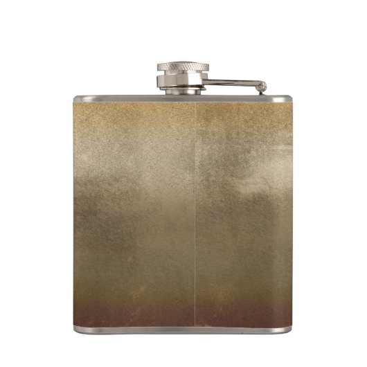 Ruw Metaal Bord gericht Heupfles (Achterkant)