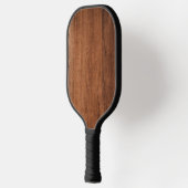Ruw notenhout pickleball paddle (Links)
