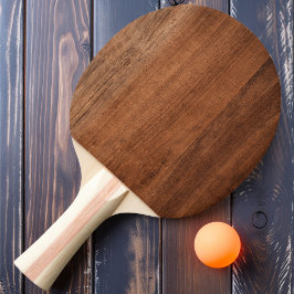 Ruw notenhout tafeltennisbatje