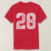 Ruw nummer 27 t-shirt (Design voorkant)