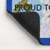 Ruw om dweilmousepad te zijn muismat (Hoek)