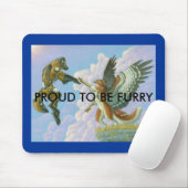 Ruw om dweilmousepad te zijn muismat (Met muis)