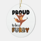 Ruw om een drijfmest te zijn keramisch ornament (Links)