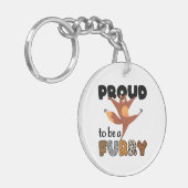 Ruw om een drijfmest te zijn sleutelhanger (Voorkant Links)