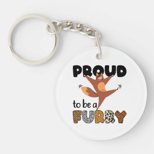 Ruw om een drijfmest te zijn sleutelhanger (Voorkant)