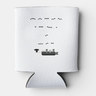 Ruw om een Ham Morse Code te zijn kan Koelbox Hoes Blikjeskoeler