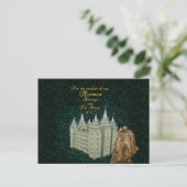 Ruw om een Mormon te zijn - Briefkaart (Staand voorkant)