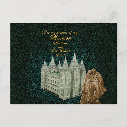 Ruw om een Mormon te zijn - Briefkaart (Voorkant)