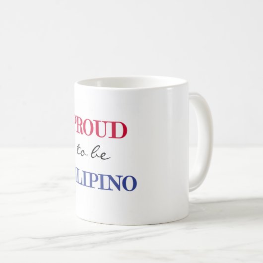 Ruw om fillipino te worden koffiemok (Voorkant rechts)