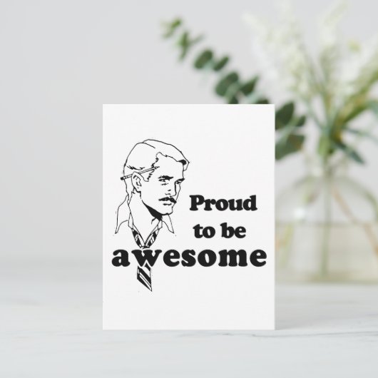 Ruw om Geweldige retro te zijn Briefkaart (Staand voorkant)