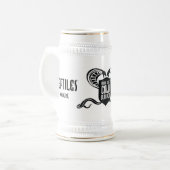 Ruw om koude, gebluste stop/Mok te worden Bierpul (Voorkant links)