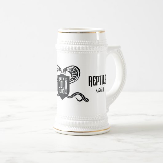 Ruw om koude, gebluste stop/Mok te worden Bierpul (Voorkant rechts)