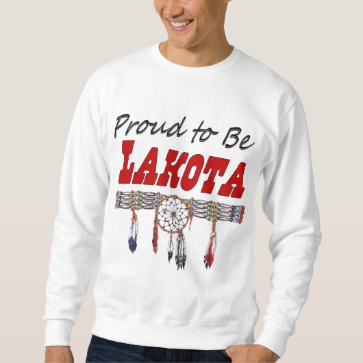 Ruw om Lakota Adult Sweatshirt te worden (Voorkant)