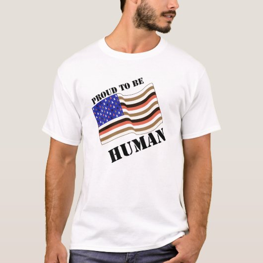 Ruw om mens te zijn t-shirt (Voorkant)