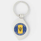 Ruw om uit Barbados te komen Sleutelhanger (Voorkant)