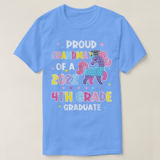 Ruw oma van de vierde rang van 2022 Afstuderen UN T-shirt (Design voorkant)