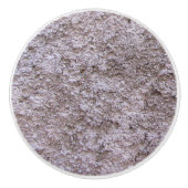 Ruw onbewerkte beton grijze bouwmuur keramische knop (Voorkant)