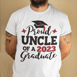 Ruw Oom 2023 afstuderen zwarte rode tassel T-shirt