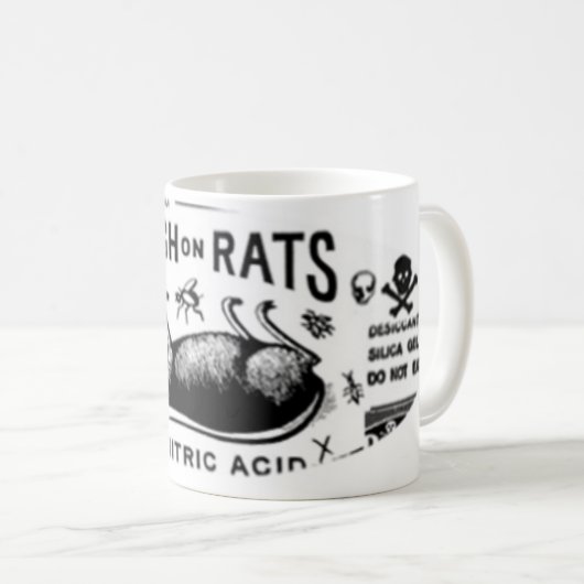 Ruw op ratten koffiemok (Voorkant rechts)
