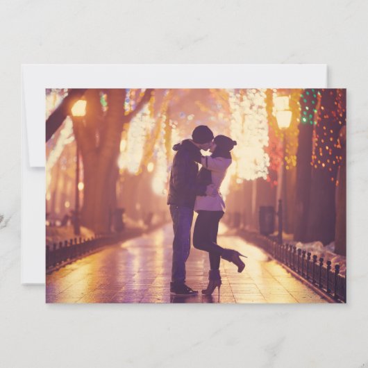 Ruw Pampagras Terracotta Bruiloft Save The Date (Achterkant)