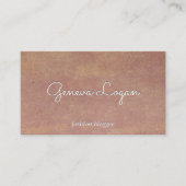 Ruw papieren textuur achtergrond visitekaartje (Voorkant)