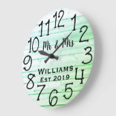 Ruw persoonlijk grijs verweerd hout op maat gemaak grote klok (Hoek)