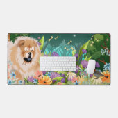 RUW RED CHOW CHOW Desk Mat (Keyboard & Muis)