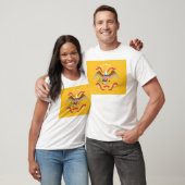 Ruw riemen Vlag T-shirt (Unisex)