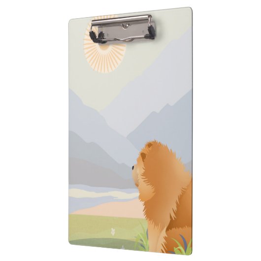 RUW ROOD CHOW Acryl Klembord (Links)